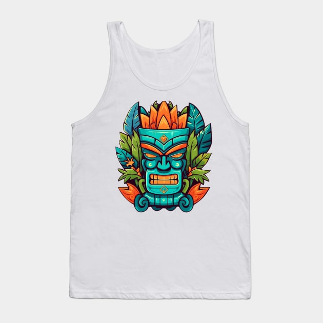 Tiki King Tank Top by Kona Cat Creationz